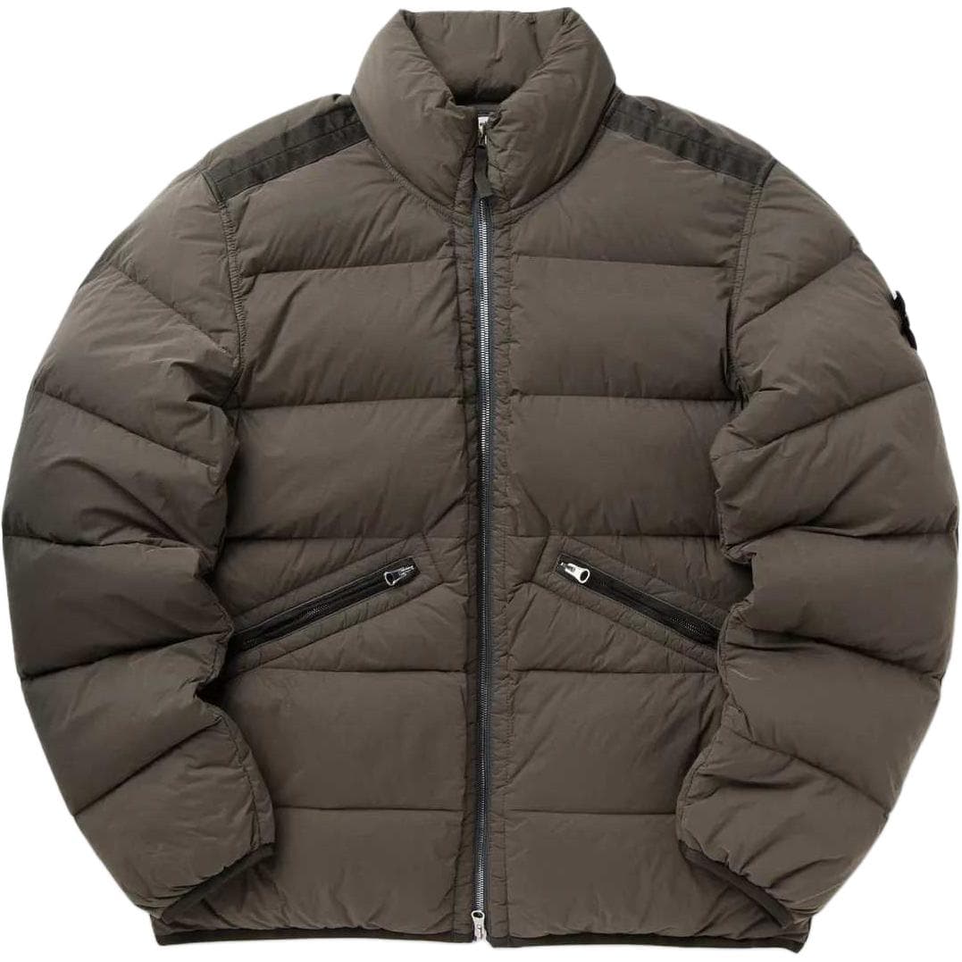 Зимняя куртка Stone Island FW24 Slim Zip Jacket Light Brown - изображение 1