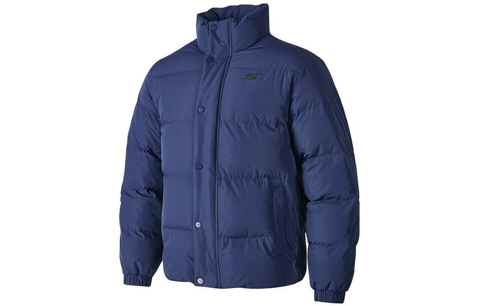 Зимняя куртка Skechers Sport Life Down Jacket Mid Century Blue - изображение 1