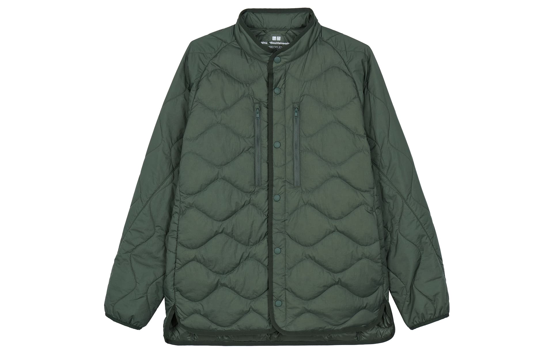 Зимняя куртка пуховик UNIQLO x White Mountaineering FW23 Olive - изображение 1