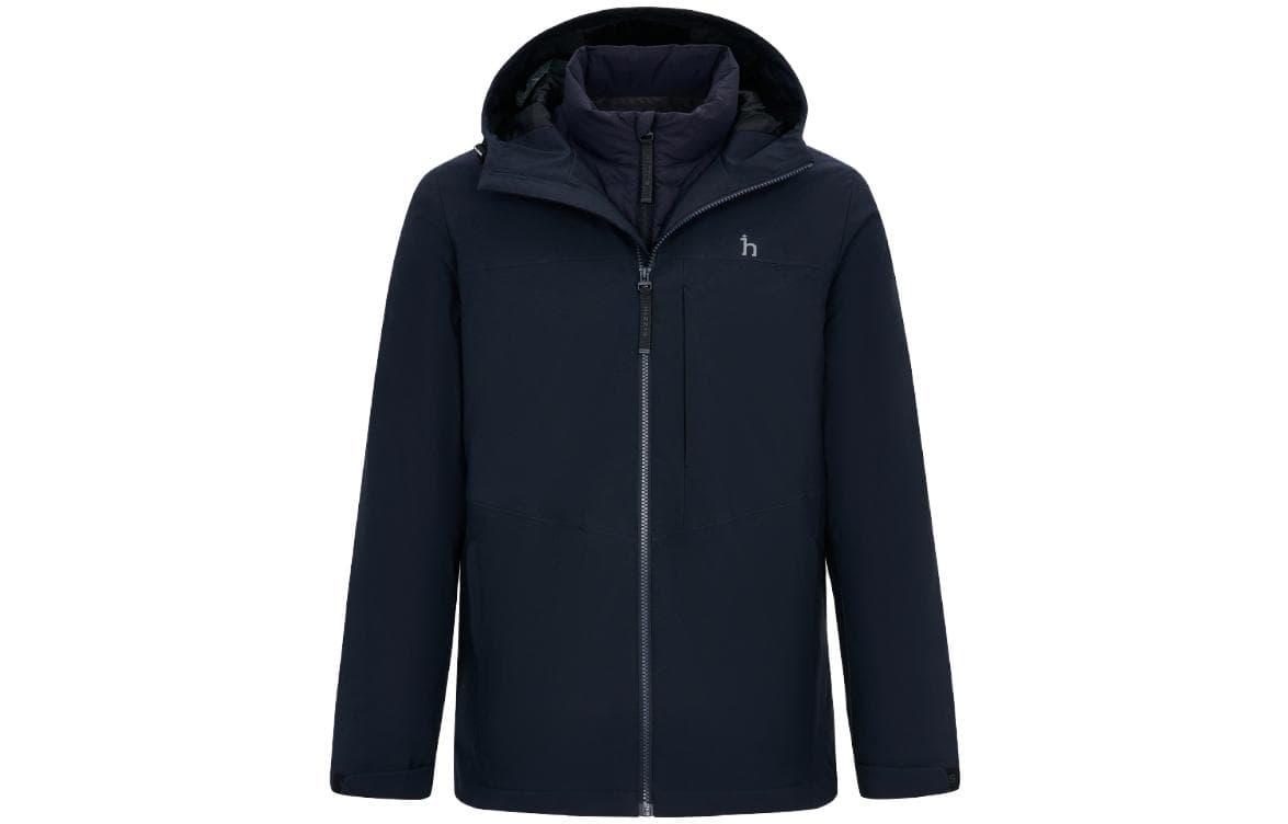 Зимняя куртка HAZZYS Casual Warm Hooded Down Jacket Men - изображение 1