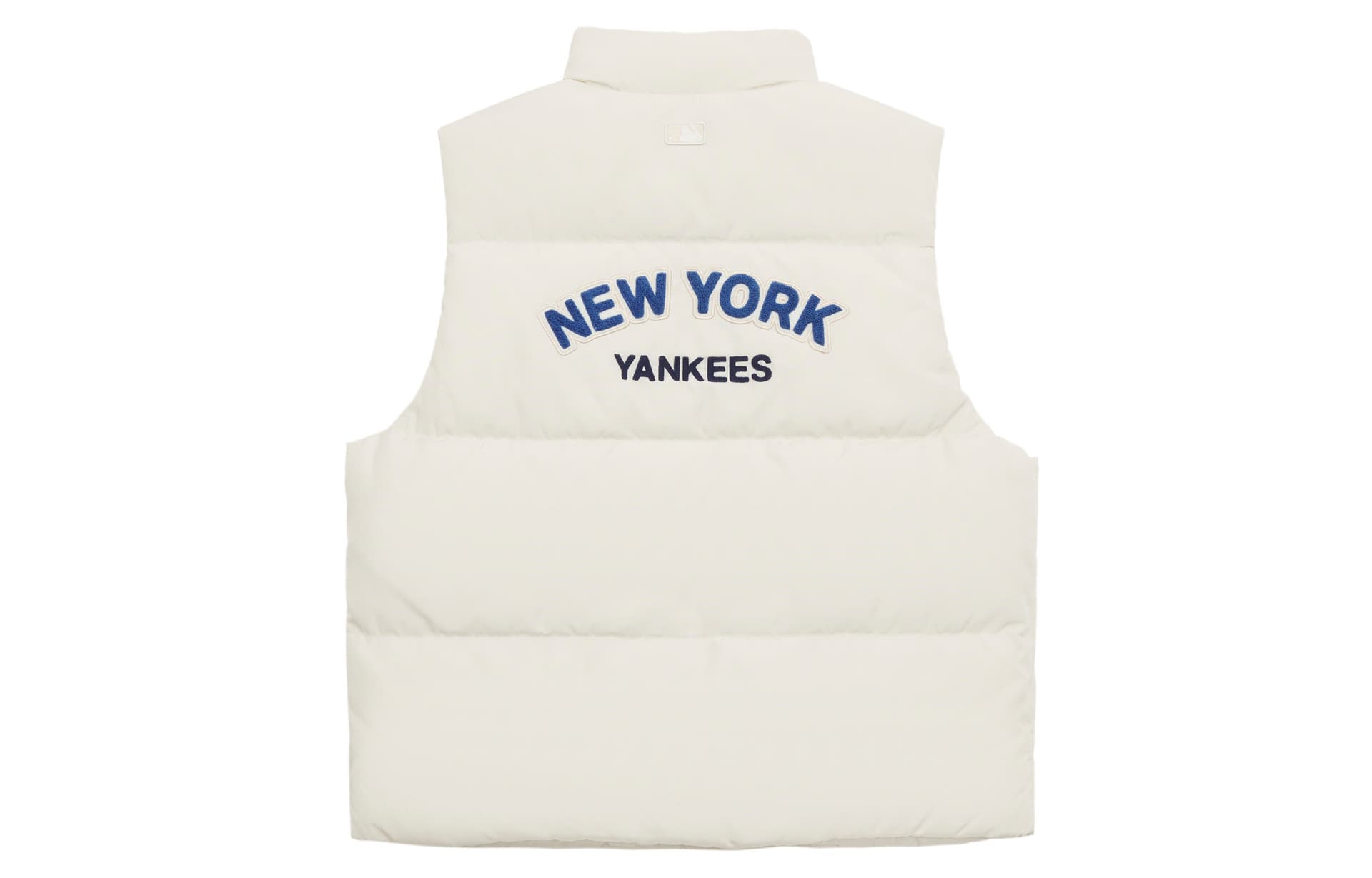 Куртка MLB Preppy Style Collection New York Yankees Пуховый жилет Унисекс Темный крем - изображение 1