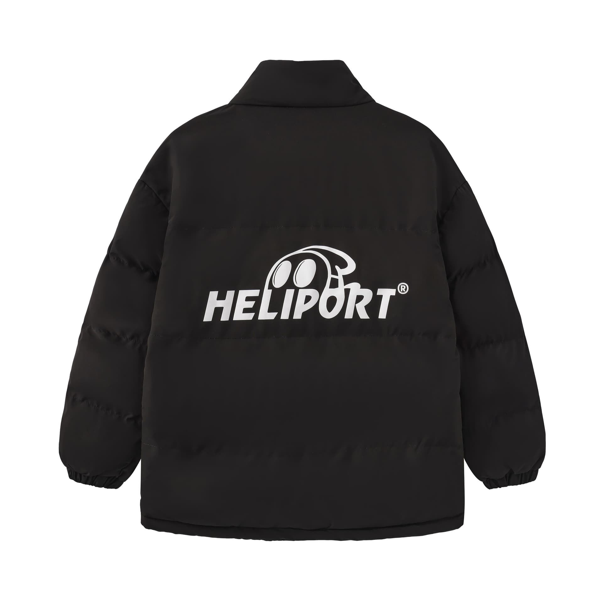 Зимняя куртка пуховик HELIPORT Пуховик Унисекс Черный - изображение 1