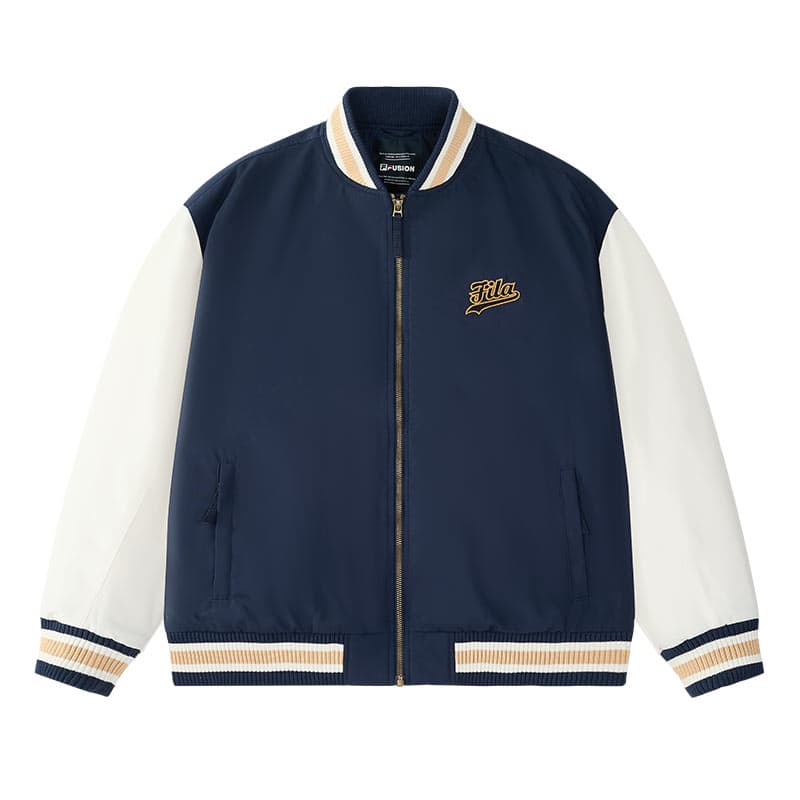 Зимняя куртка пуховик FILA FUSION Культура Хлопковый пуховик Унисекс Starry Синий - изображение 1