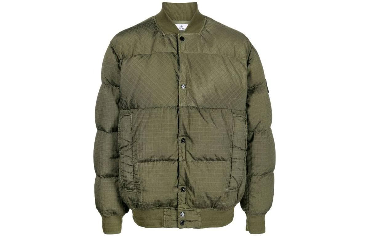 Зимняя куртка Stone Island FW23 Nylon Down Jacket Green - изображение 1