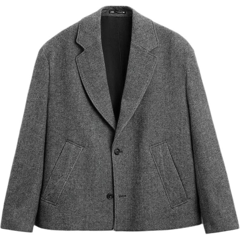 Пиджак ZARA Серый Мужской Деловой костюм - изображение 1
