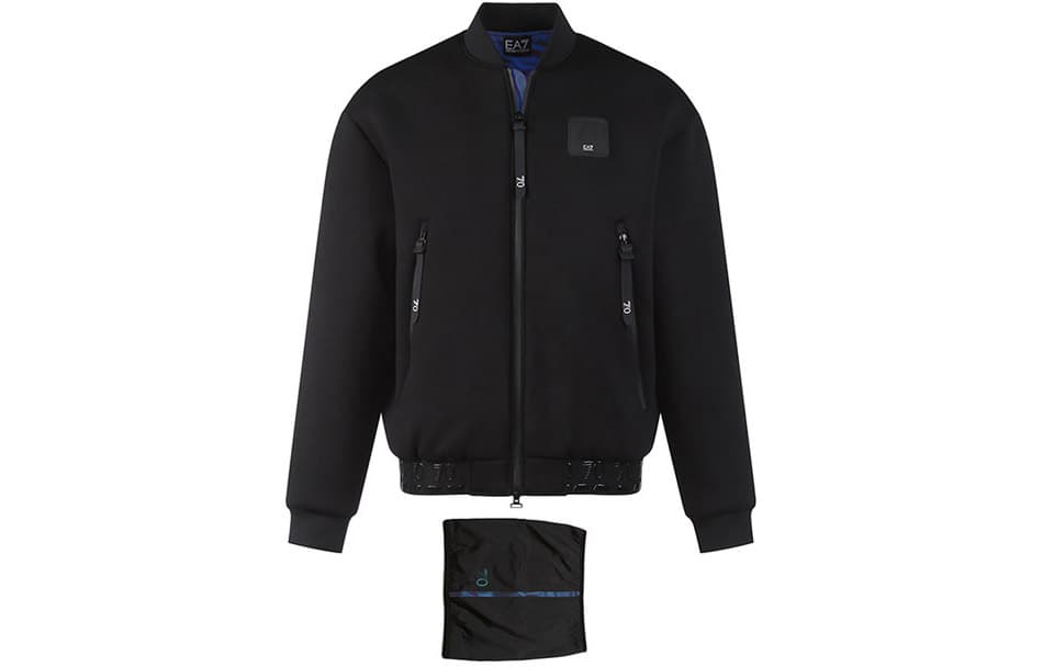 Зимняя куртка пуховик Emporio Armani EA7 Eagle Logo Cotton Jacket - изображение 1