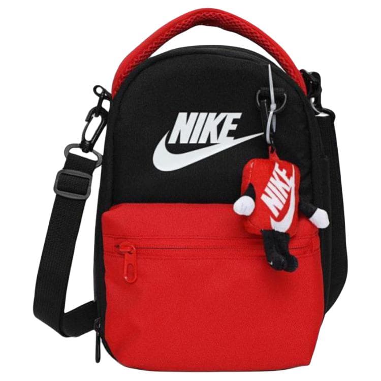 Сумка Nike Универсальная сумка через плечо сумка стандартного размера женская черная красная - изображение 1