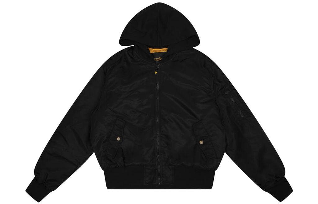 Бомбер Drew House FW22 Mascot Hooded Bomber Jacket Mascot Black - изображение 1