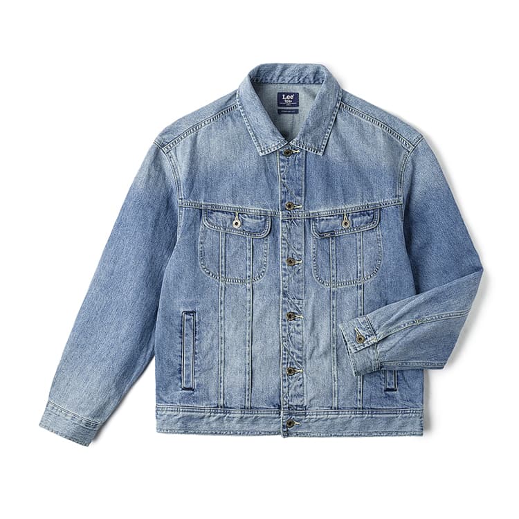 Джинсовая куртка Lee FW24 Пальто Мужское Средне-Синий - изображение 1
