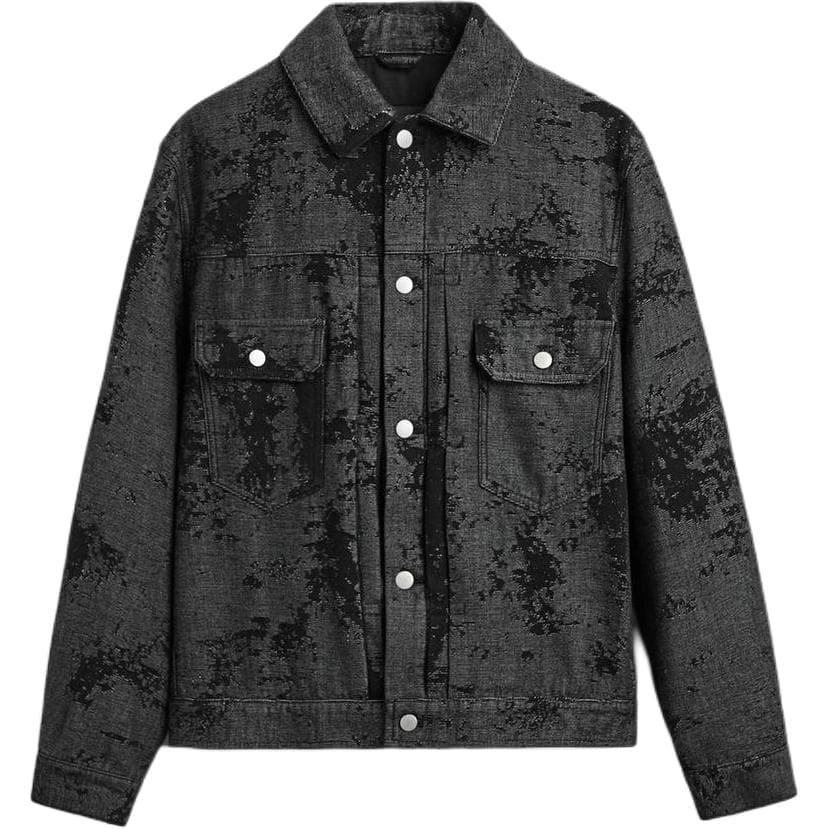 Джинсовая куртка ZARA Denim Jacket Black - изображение 1