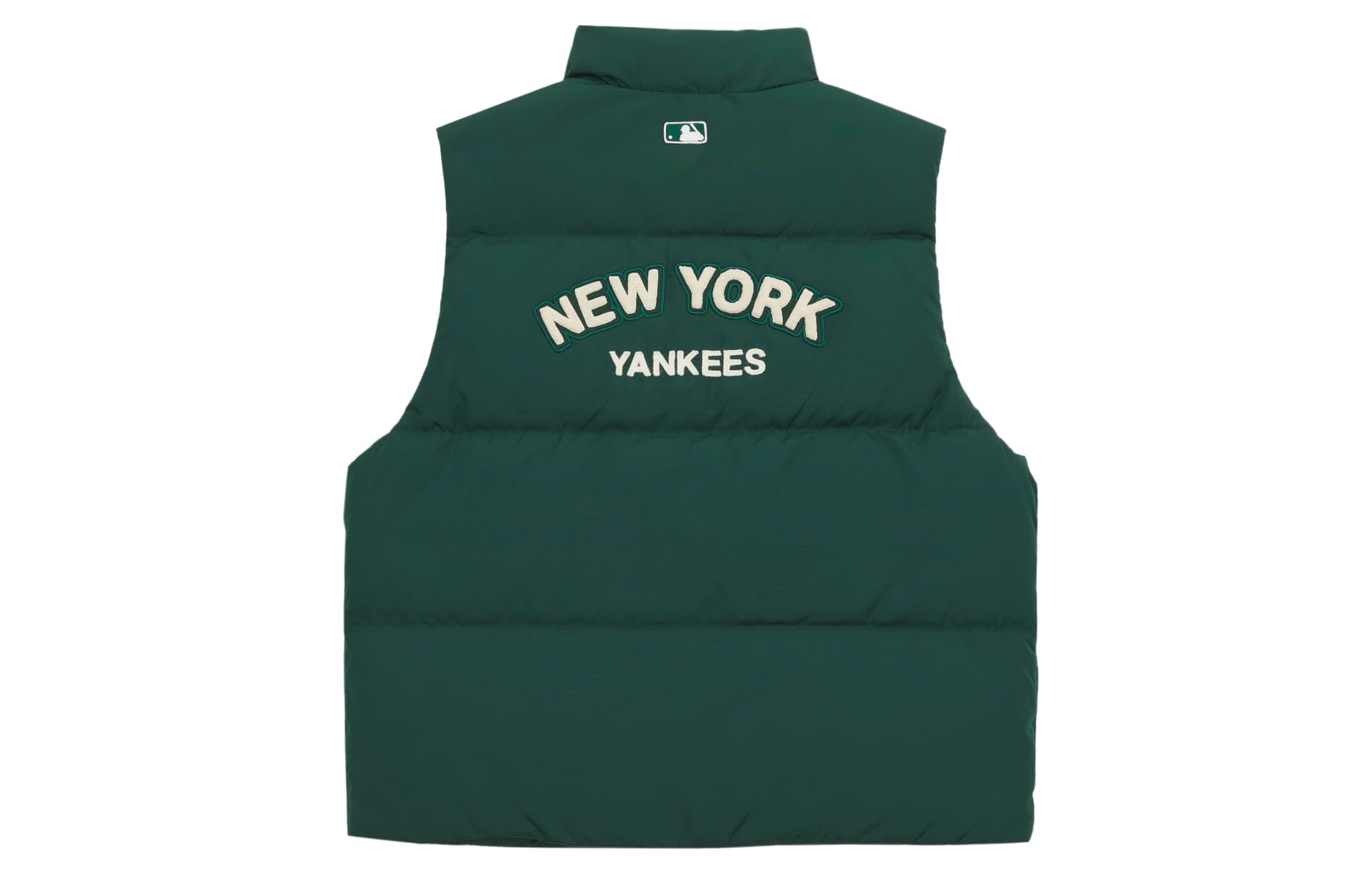 Куртка MLB Preppy Style Collection New York Yankees Пуховый жилет Унисекс Темно-зеленый - изображение 1