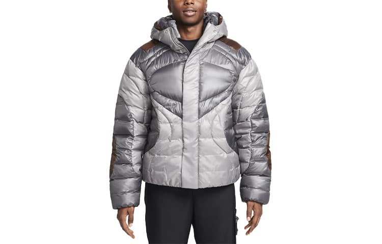 Зимняя куртка пуховик Nike Sportswear Tech Pack Iron Grey - изображение 1
