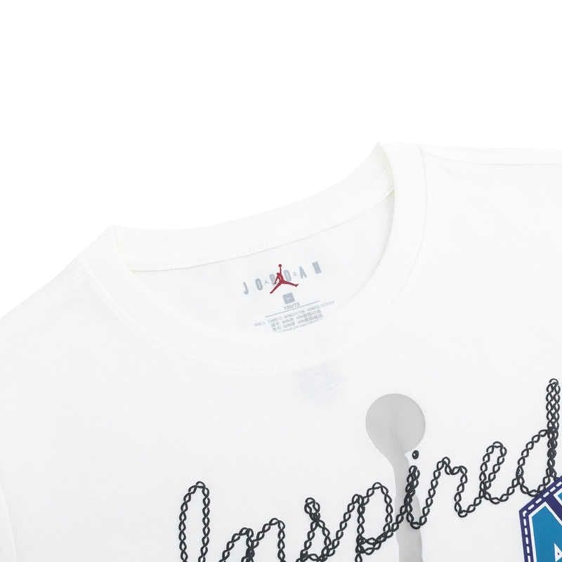 Футболка Jordan T-shirt Модный Удобный Минималистичный Короткий рукав Цвет изображения Детский - изображение 3
