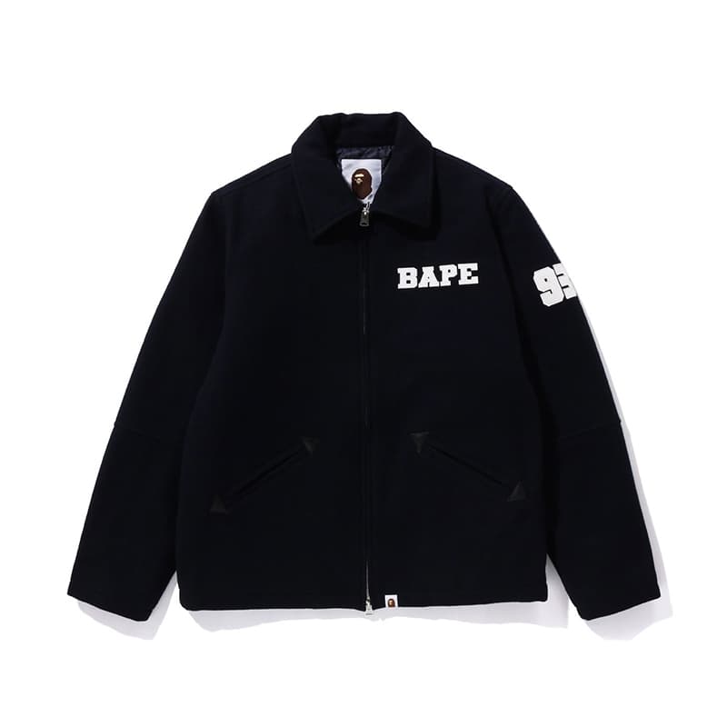 Куртка A BATHING APE Melton Zip Jacket - изображение 1