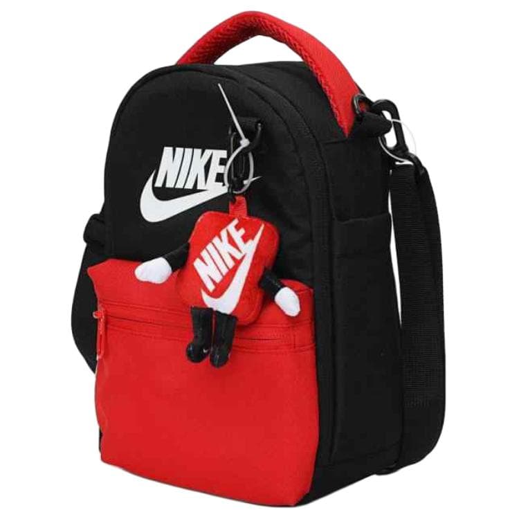 Сумка Nike Универсальная сумка через плечо сумка стандартного размера женская черная красная - изображение 2