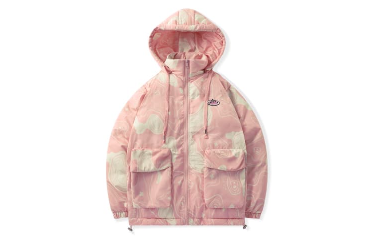 Зимняя куртка пуховик LAMLICKA Camo Hoodie Jacket Pink - изображение 1