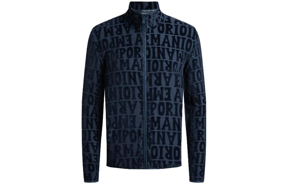 Куртка Emporio Armani FW23 Logo Zip Jacket Navy - изображение 1