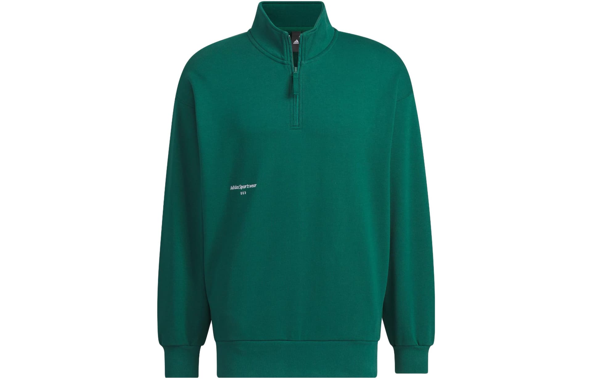 Куртка adidas Small Logo Crew Sweatshirt Forest Green - изображение 1