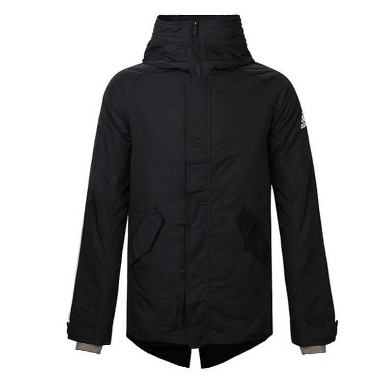 Зимняя куртка пуховик Adidas XPLORIC Хлопковый пуховик Мужской Черный - изображение 1