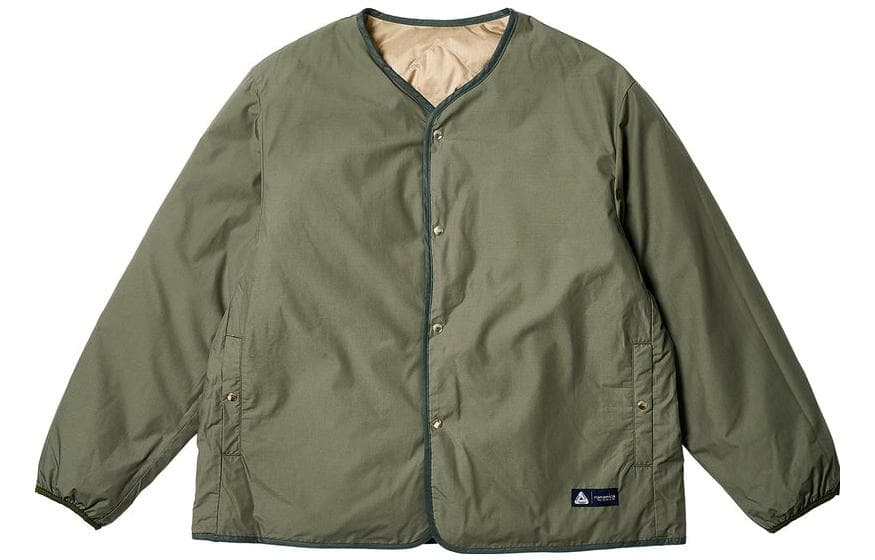 Зимняя куртка пуховик Palace x NANAMICA FW23 REVERSIBLE DOWN CARDIGAN - изображение 1