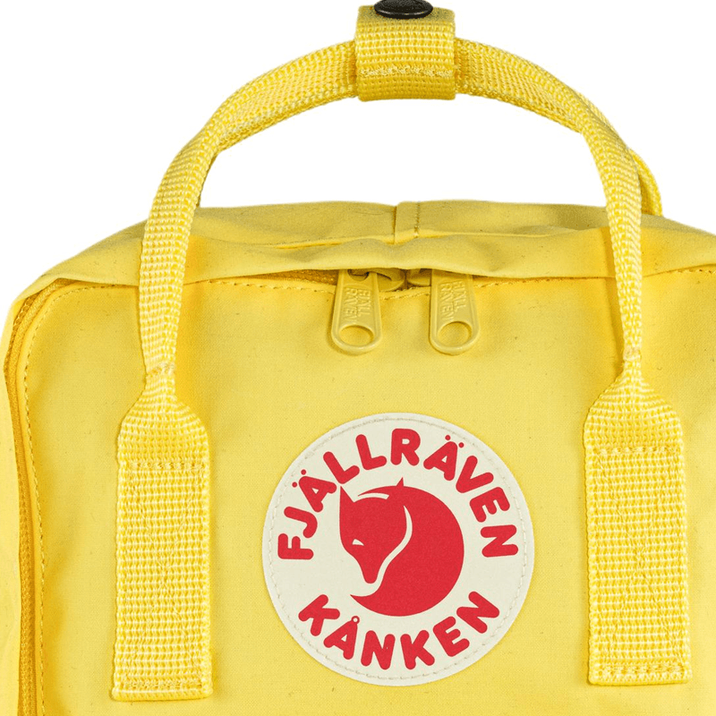 Fjallraven Kanken 7L Outdoor Рюкзак Сумка из винилового материала Кукурузный Желтый Унисекс - изображение 4