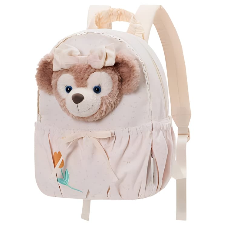 Рюкзак Disney 2025 Весенний Duffy и Друзья Хлопковый с Нейлоновым Рюкзаком Женский Розовый - изображение 2