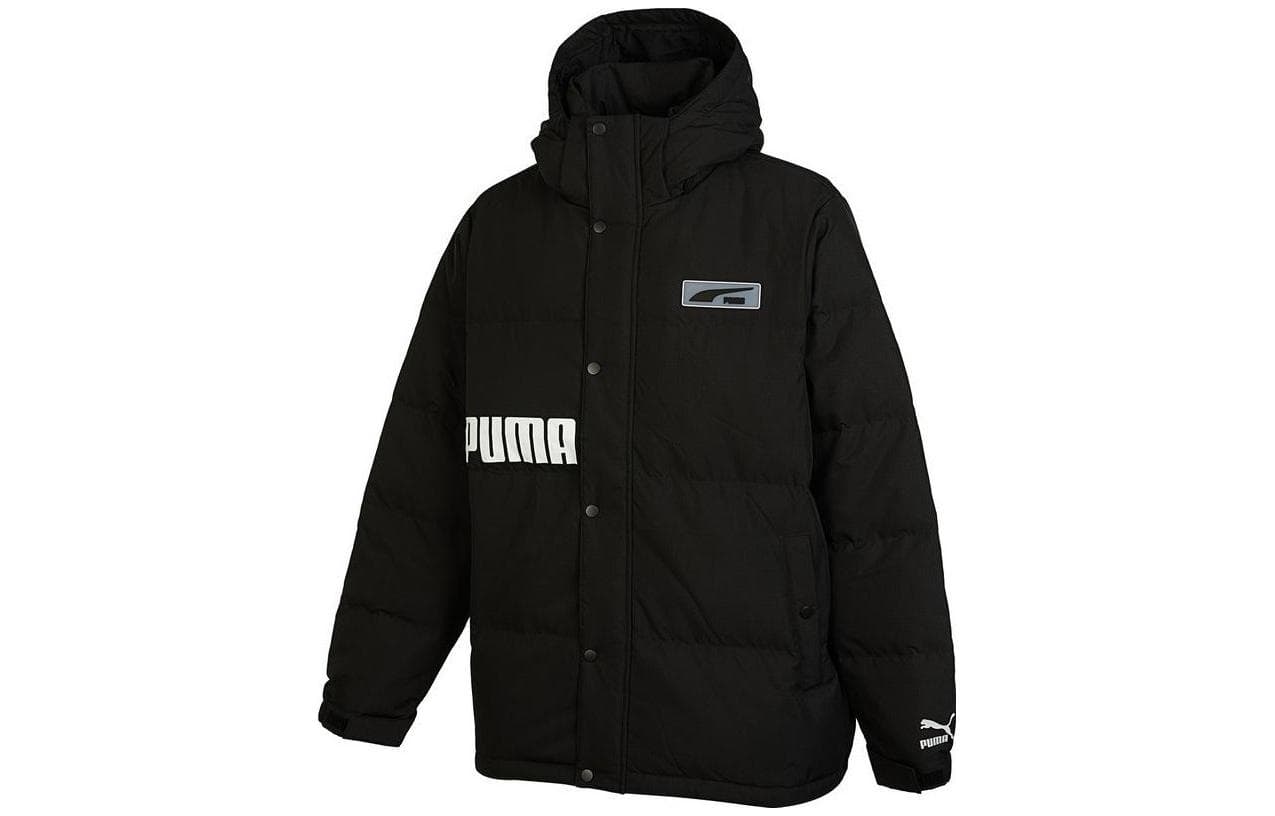 Зимняя куртка PUMA Hooded Down Jacket Black - изображение 1