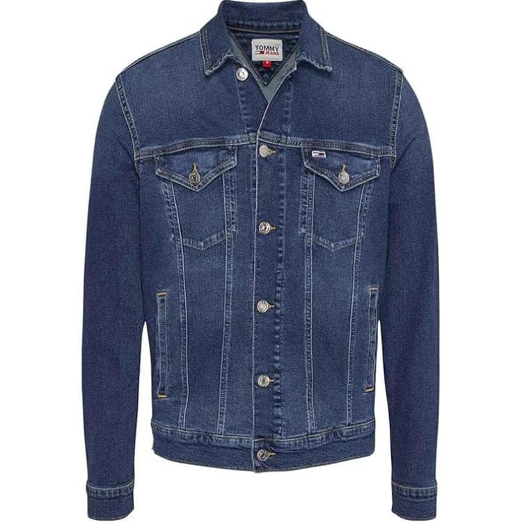Джинсовая куртка Tommy Hilfiger Джинсовая Куртка Мужская Синяя - изображение 1