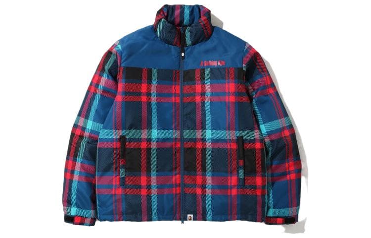 Куртка A BATHING APE Sakura Check Down Jacket - изображение 1