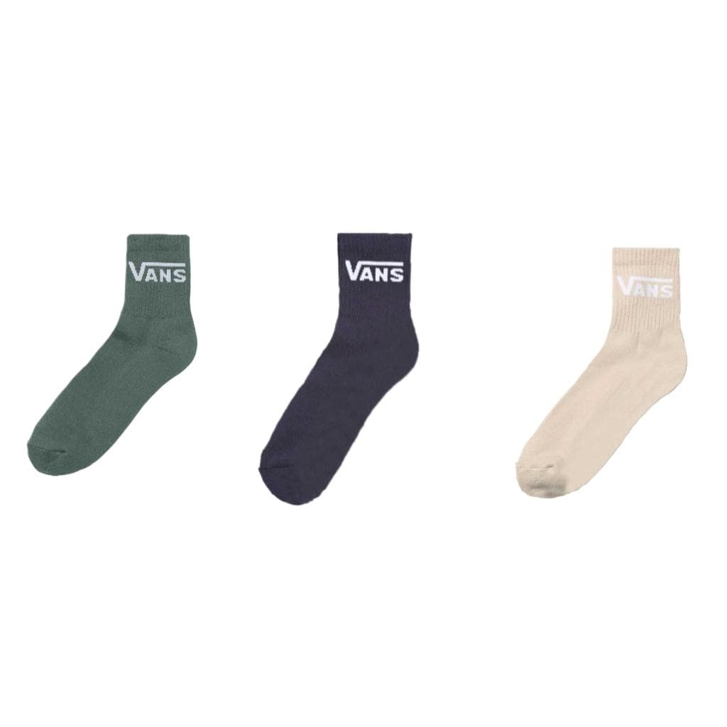 Носки Vans HALF CREW Носки Женские 3 Пачки Смешанные Цвета - изображение 1