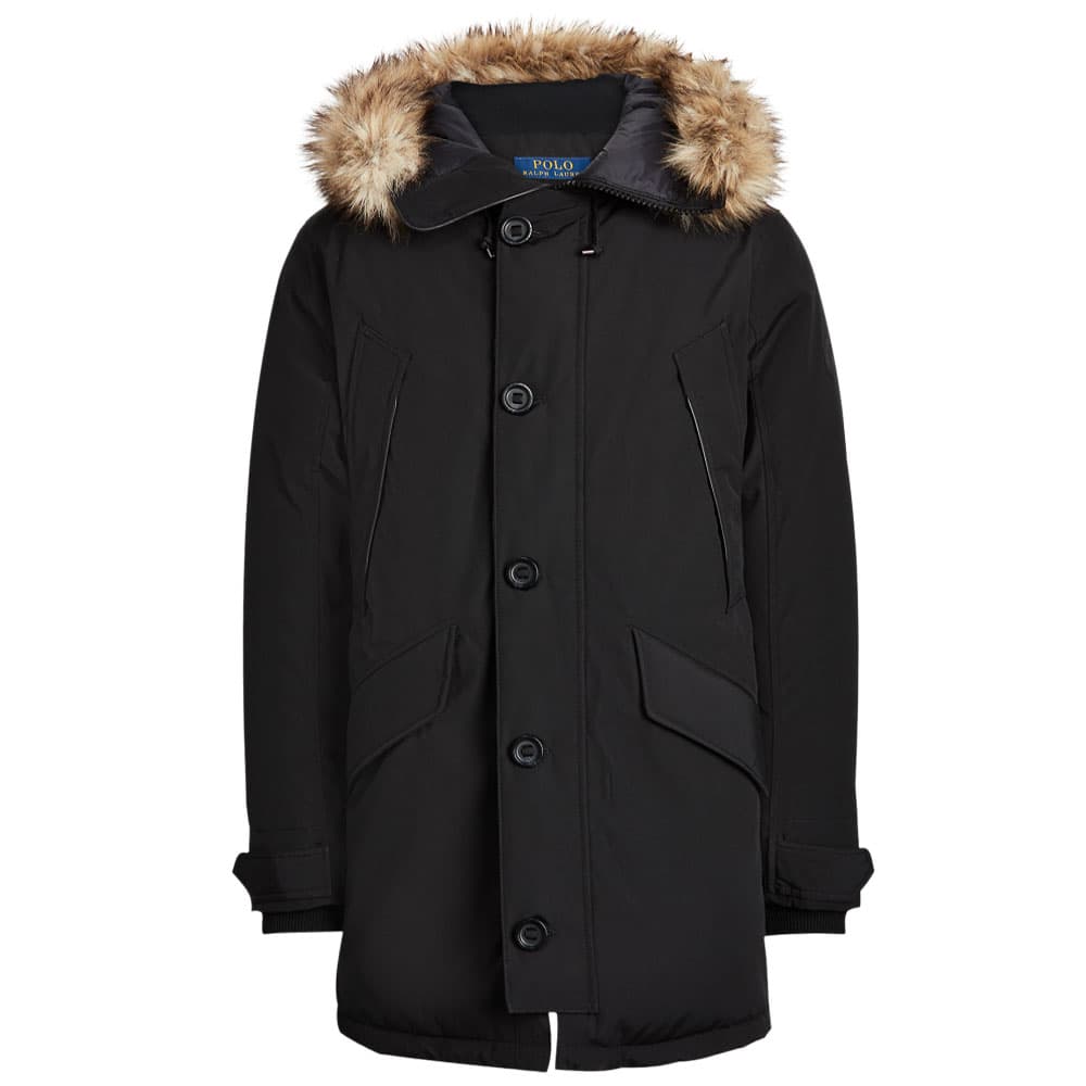 Зимняя куртка Polo Ralph Lauren FW24 Мужской пуховик черного цвета - изображение 1