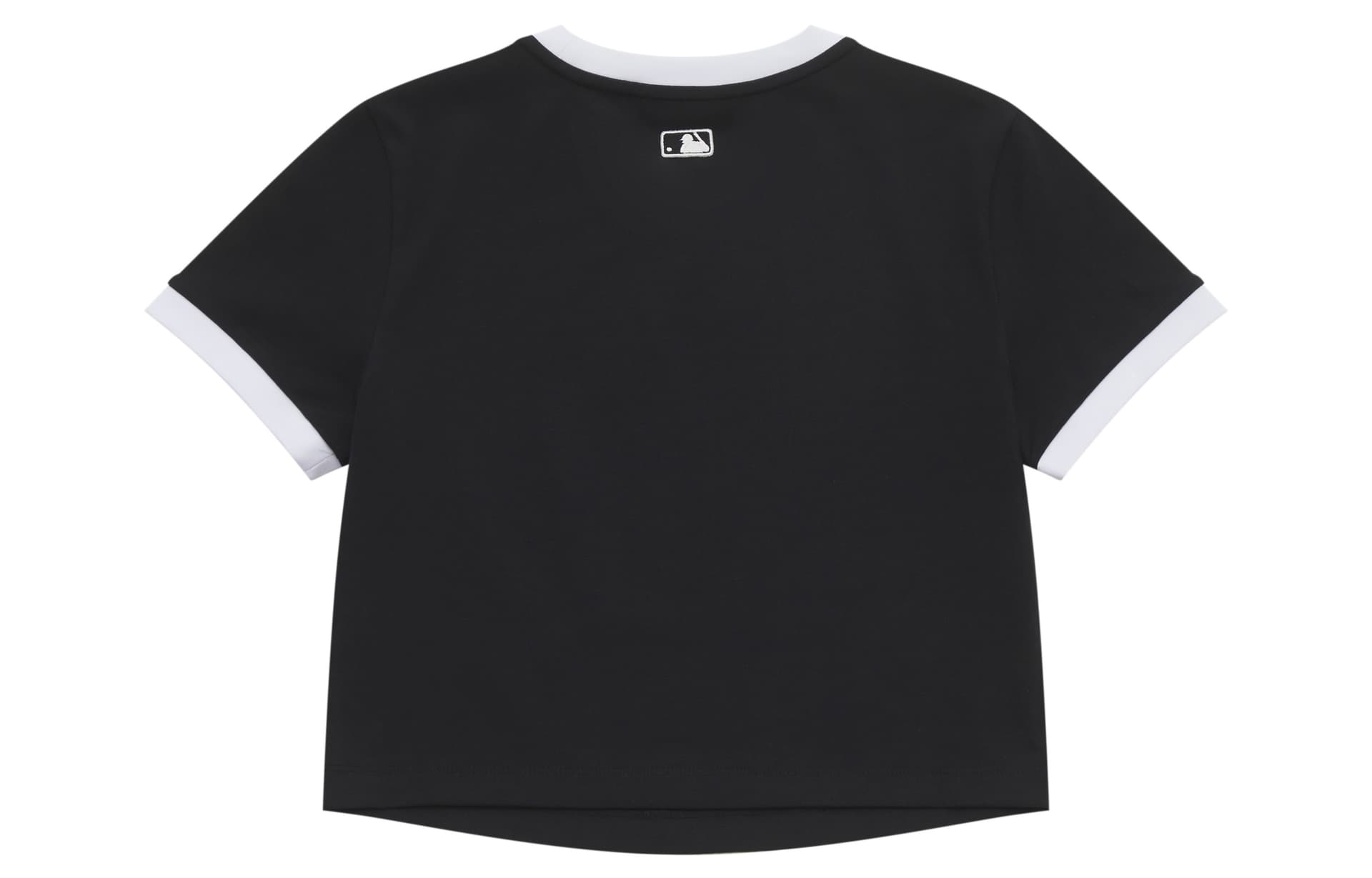 Футболка MLB Preppy Style Collection New York Yankees SS25 Стандартная рукавная футболка женская черная - изображение 2