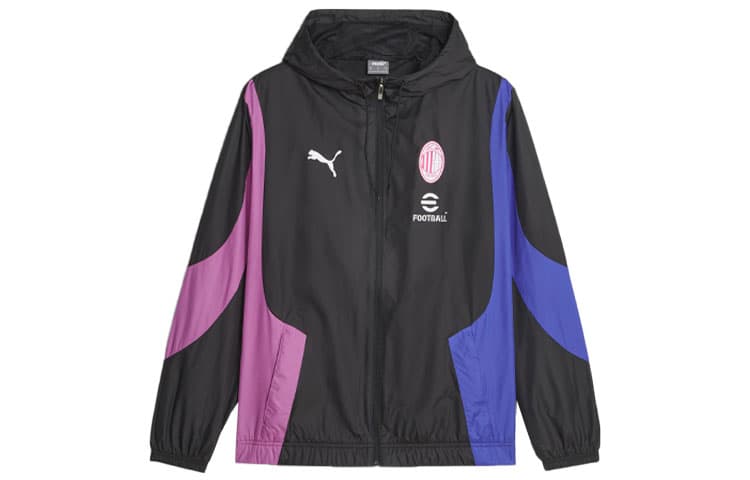 Куртка PUMA Veste d'avant-match tisse 2324 AC Milan Logo - изображение 1