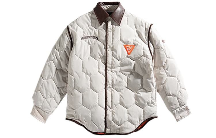 Зимняя куртка пуховик Monster Guardians Coach Jacket Beige - изображение 1