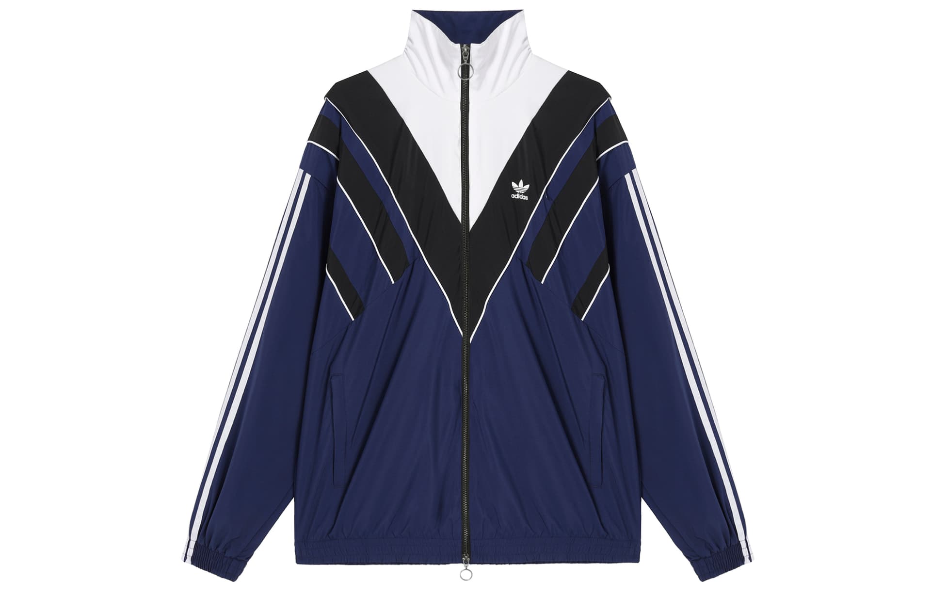 Куртка Adidas Originals Трилистник Куртки Пальто Унисекс Синий - изображение 1
