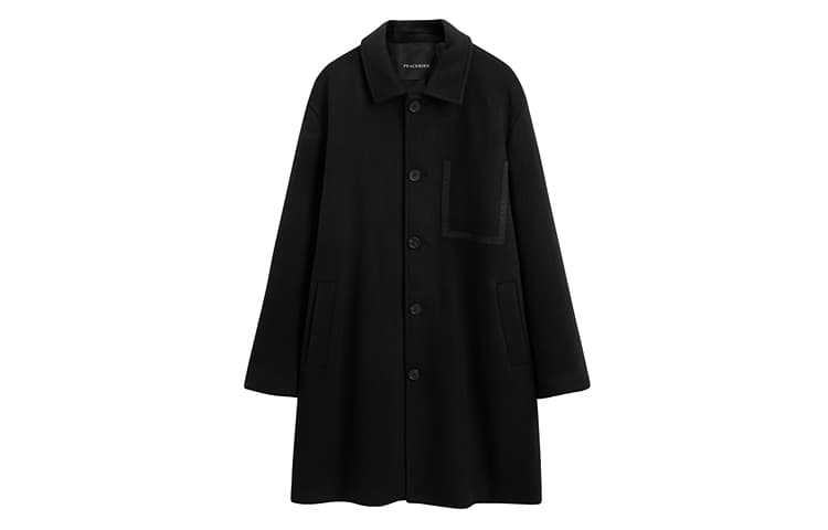 Пальто PEACEBIRD MEN Пальто Мужское Черное 1 - изображение 1
