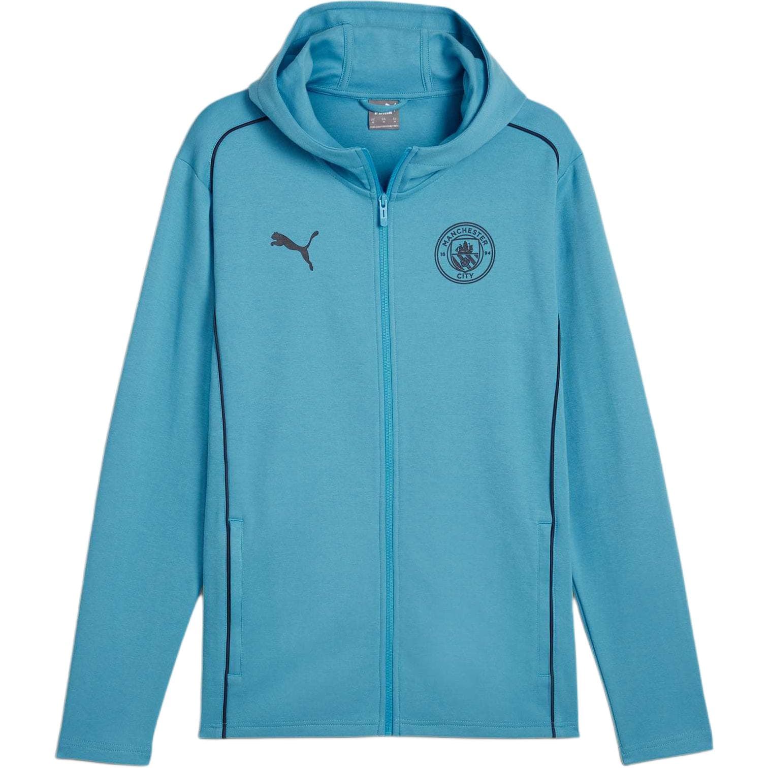 Куртка PUMA SS24 Manchester City Casuals Hooded Jacket Men - изображение 1