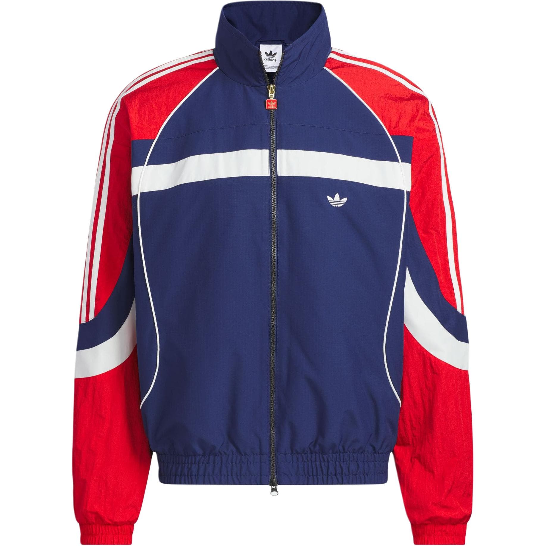 Куртка Adidas Originals Ретро Куртка Мужская Темно-синий Светло-алый - изображение 1