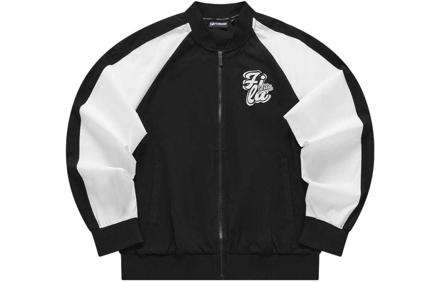 Бомбер FILA FUSION Бейсбольная куртка Мужская Глубокий черный - изображение 1