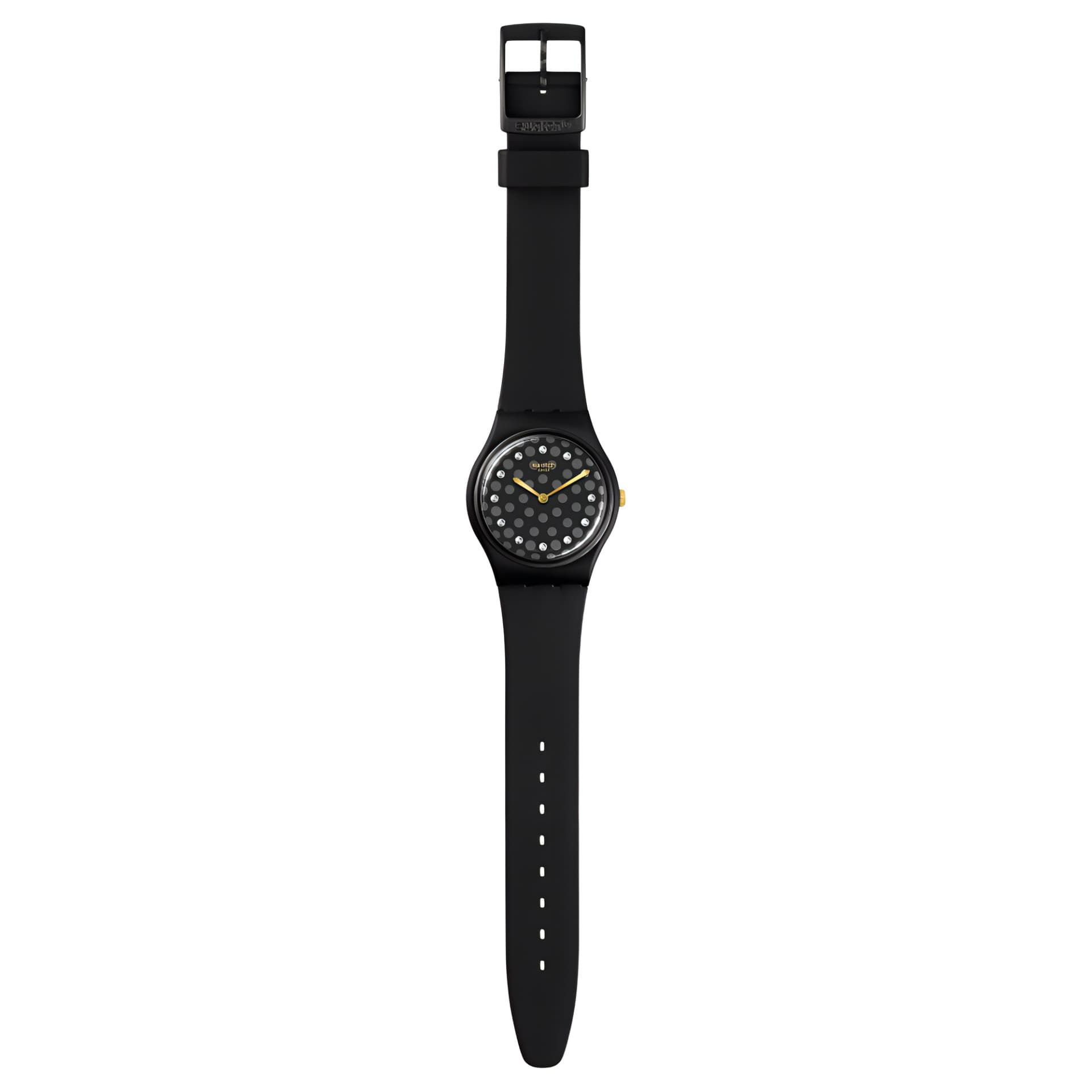 Часы SWATCH Innovative Botanical Ceramic Collection Кварцевый механизм Женские часы 34 мм Черный циферблат - изображение 2
