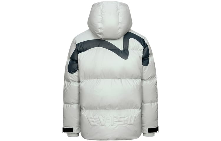 Зимняя куртка EVISU Silver Grey Down Jacket - изображение 1