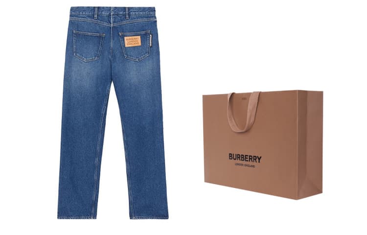 Штаны Burberry Relaxed fit reconstructed jeans 80253761 - изображение 2