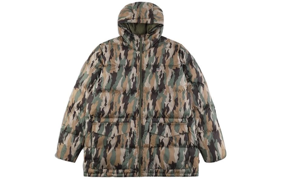 Зимняя куртка Levi's Camo Hooded Down Jacket - изображение 1