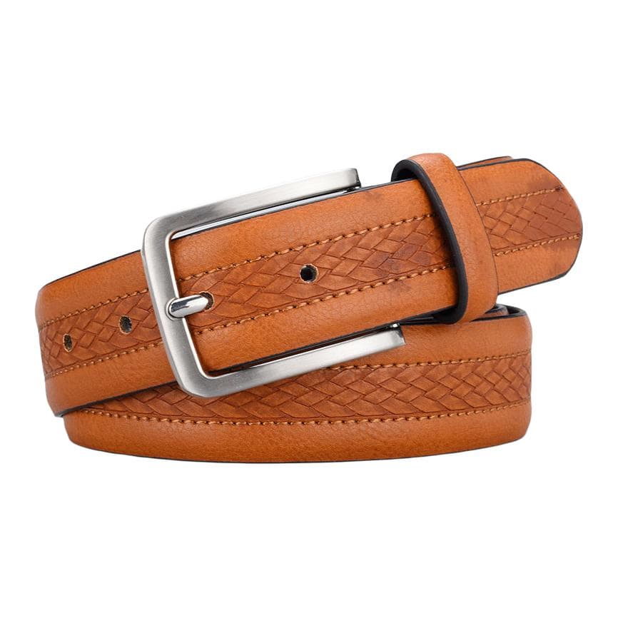 Ремень JEANSWEST Пояса из кожи PU (полиуретан) мужской 3,4 см - изображение 2
