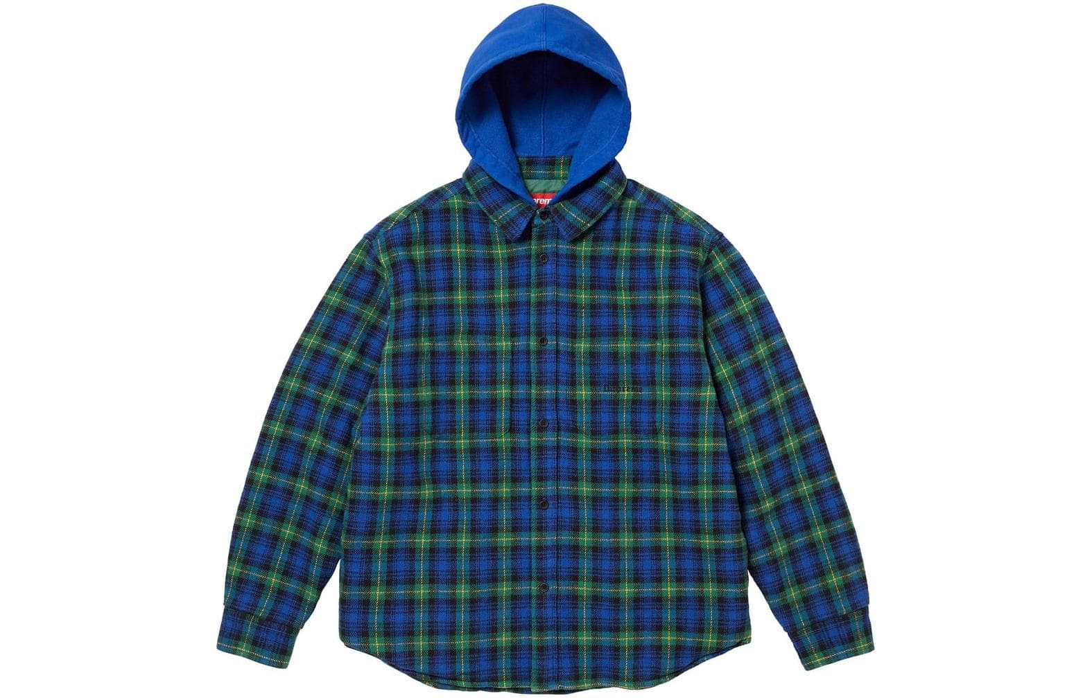 Куртка Supreme FW23 FW23 WEEK15 TARTAN FLANNEL HOODED SHIRT - изображение 1