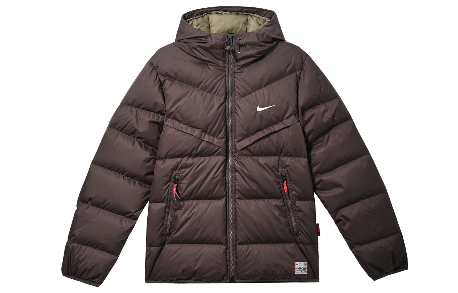Зимняя куртка Nike Storm FIT Men's Gray Rustic Down Jacket - изображение 1