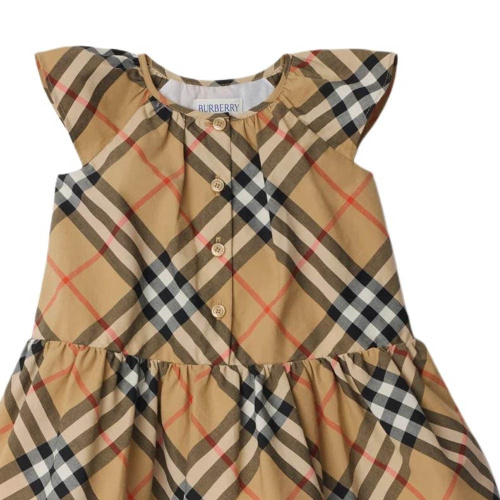 Burberry Платье Песок Infant and Toddler - изображение 3