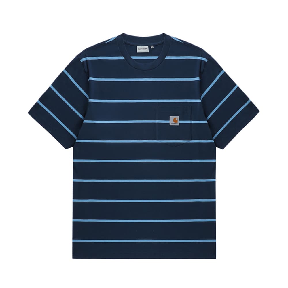 Футболка Carhartt WIP T-Shirt Мужской Темно-Синий - изображение 1