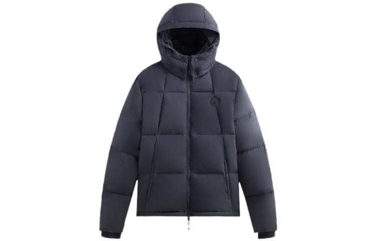 Куртка KITH FW23 Wrinkle Nylon Midi Puffer Navy - изображение 1