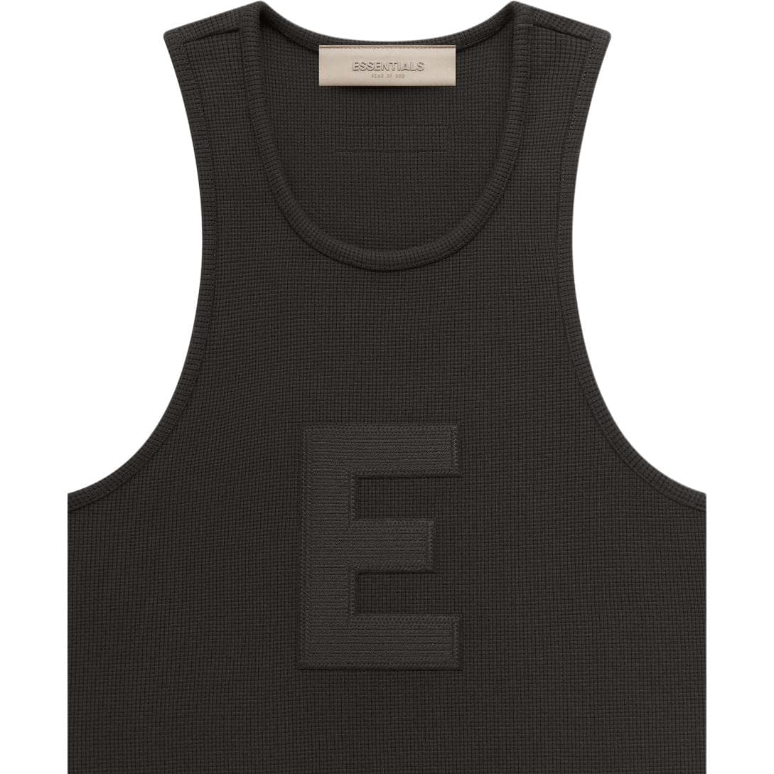 Майка Fear of God Essentials Drop2 SS23 Womens Waffle Tank off black - изображение 3